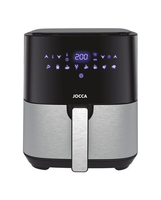 Freidora de aire Jocca Digital con 5L de capacidad. Incluye libro de recetas - Negro Negro-2