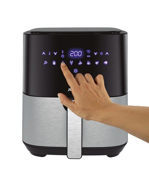 Freidora de aire Jocca Digital con 5L de capacidad. Incluye libro de recetas - Negro Negro-5