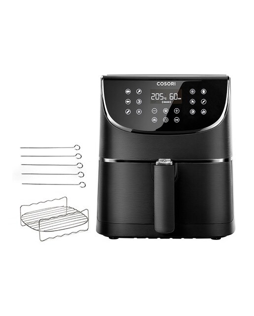 Freidora de aire Cosori Premium Chef Edition con 11 modos de cocción + Libro de recetas exclusivo - Negro Negro-1