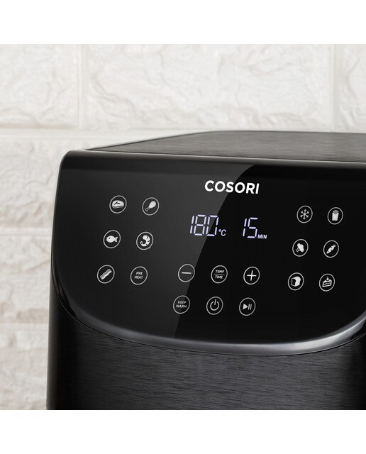 Freidora de aire Cosori Premium Chef Edition con 11 modos de cocción + Libro de recetas exclusivo - Negro Negro-4