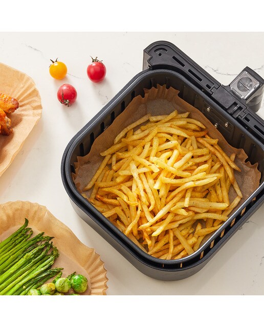 Acessório Papel de Forno Cosori para Fritadeira Air Fryer 20 x 20 cm - Castanho Castanho-5