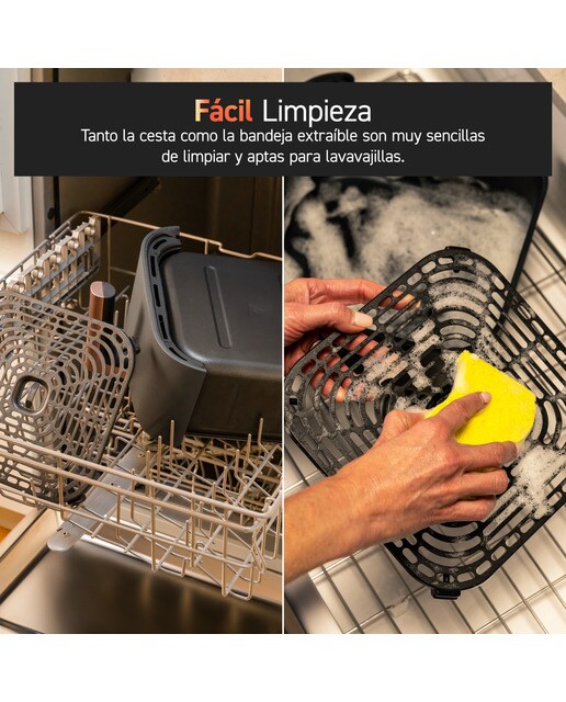 Freidora de aire Cosori Turbo Blaze Chef Edition con capacidad de 6 litros Negro-7