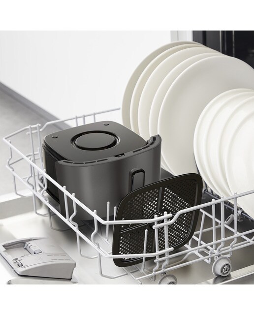 Freidora de Aire Moulinex Easy Fry Max, 10 Programas Automáticos, 5L Gris / Carbón-11