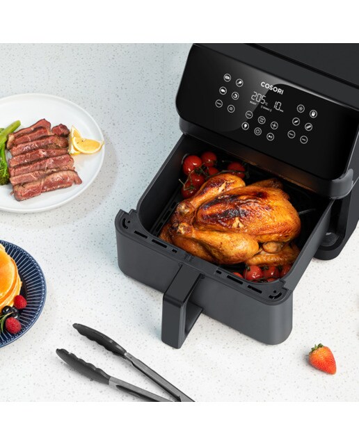 Freidora de aire Cosori Premium II Chef Edition con 12 funciones y capacidad de 6,2 L Negro-13