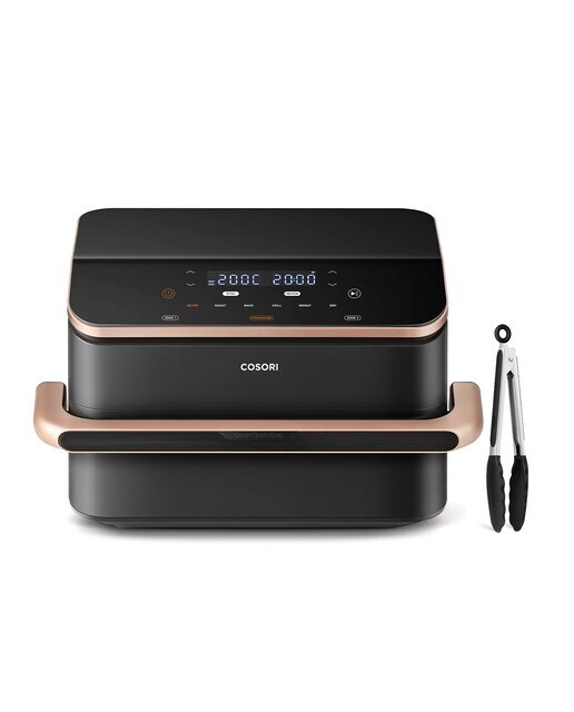Freidora de aire Cosori Dual Blaze Twinfry? chef Edition con capacidad de 10 Litros y divisor flexible