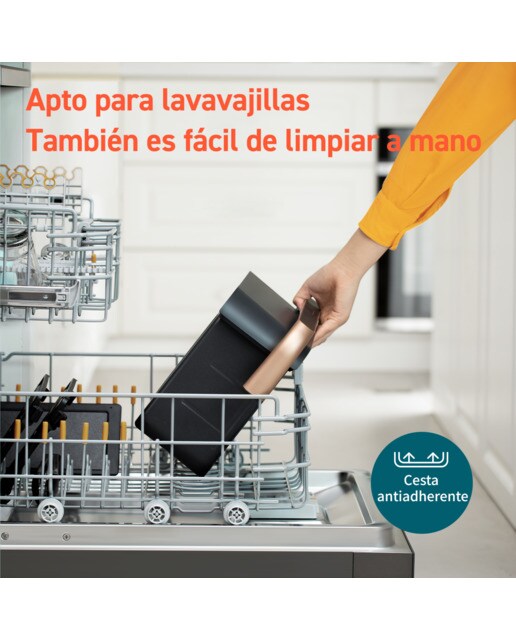Freidora de aire Cosori Dual Blaze Twinfry? chef Edition con capacidad de 10 Litros y divisor flexible - Negro Negro-10
