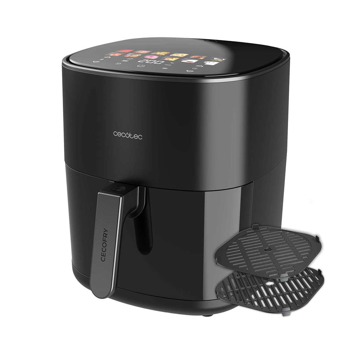Freidora de aire Cecotec Cecofry&Grill Duoheat 6500 con doble resistencia Negro-2