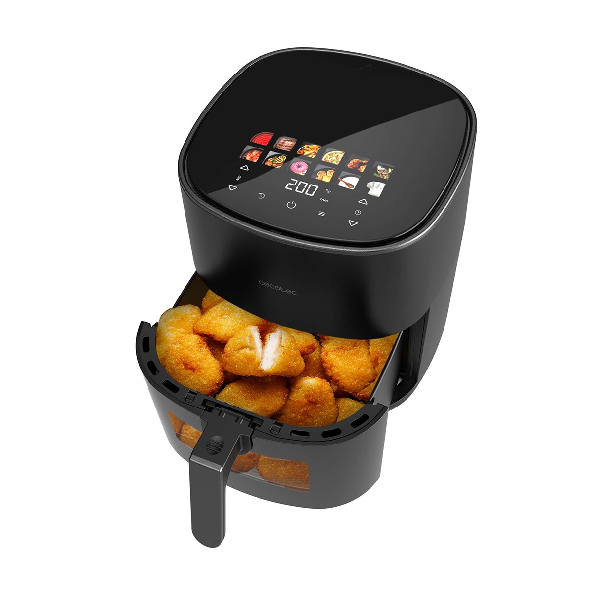 Freidora de aire Cecotec Cecofry&Grill Duoheat 6500 con doble resistencia Negro-4