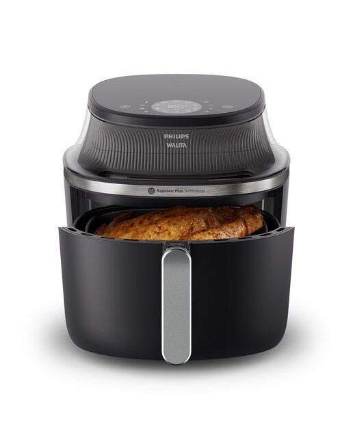 Fritadeira Air Fryer Philips NA342/00 S3000 Dig com Janela Tamanho XXL, 16 Funções, 2000W e 7,2 Litros - Preto/ Cobre Preto / Cobre-3