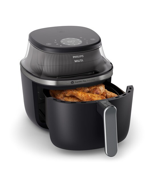 Fritadeira Air Fryer Philips NA342/00 S3000 Dig com Janela Tamanho XXL, 16 Funções, 2000W e 7,2 Litros - Preto/ Cobre Preto / Cobre-4