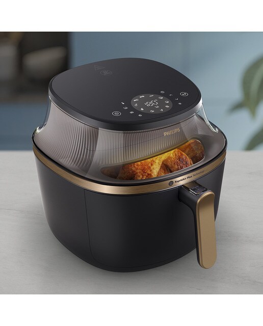 Fritadeira Air Fryer Philips NA342/00 S3000 Dig com Janela Tamanho XXL, 16 Funções, 2000W e 7,2 Litros - Preto/ Cobre Preto / Cobre-5