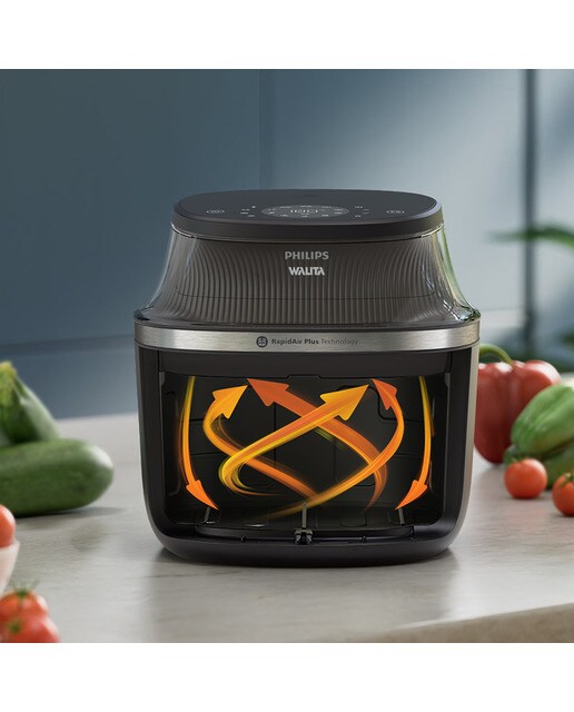Fritadeira Air Fryer Philips NA342/00 S3000 Dig com Janela Tamanho XXL, 16 Funções, 2000W e 7,2 Litros - Preto/ Cobre Preto / Cobre-6
