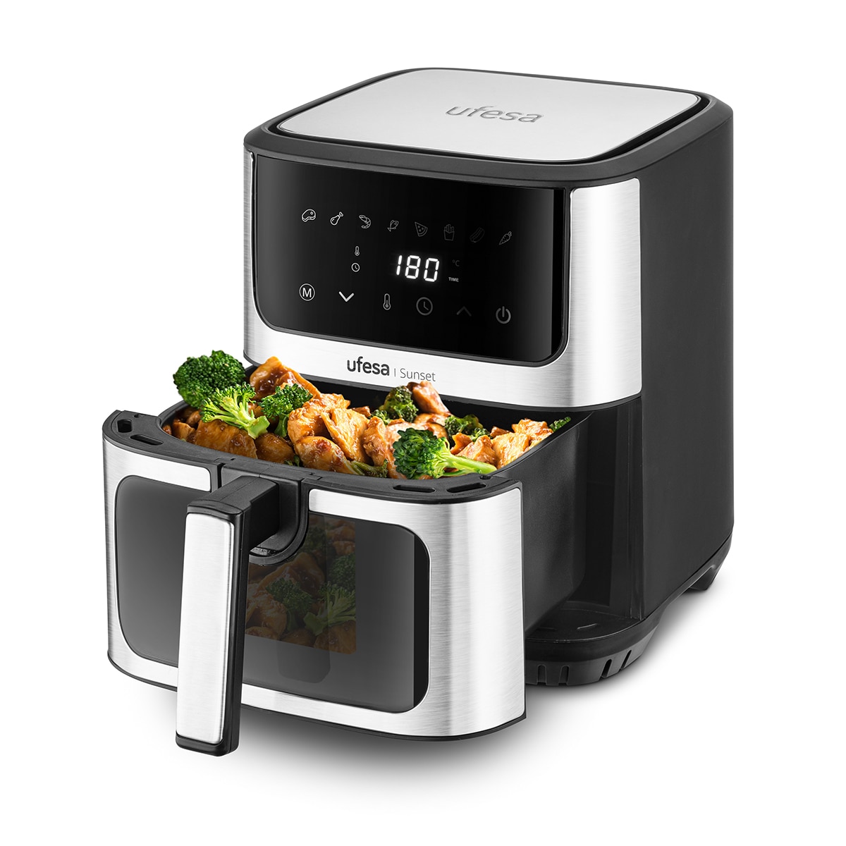 Freidora sin aceite Ufesa Sunset Edition con Tecnología Air Pulse Negro-3