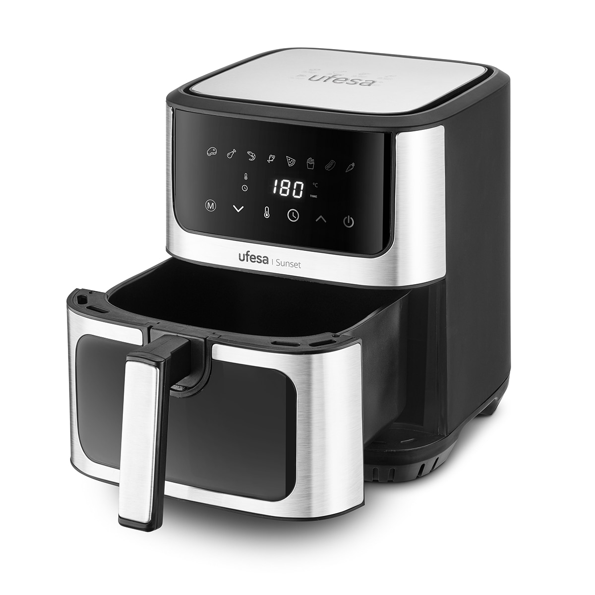 Freidora sin aceite Ufesa Sunset Edition con Tecnología Air Pulse Negro-4