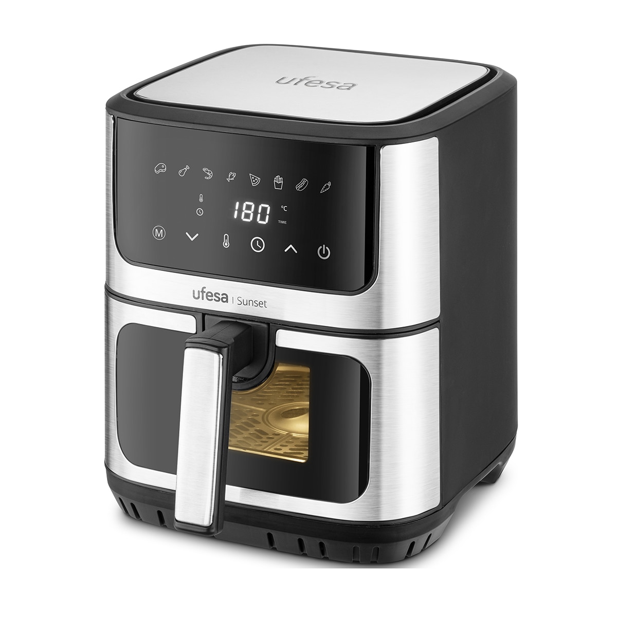 Freidora sin aceite Ufesa Sunset Edition con Tecnología Air Pulse Negro-5