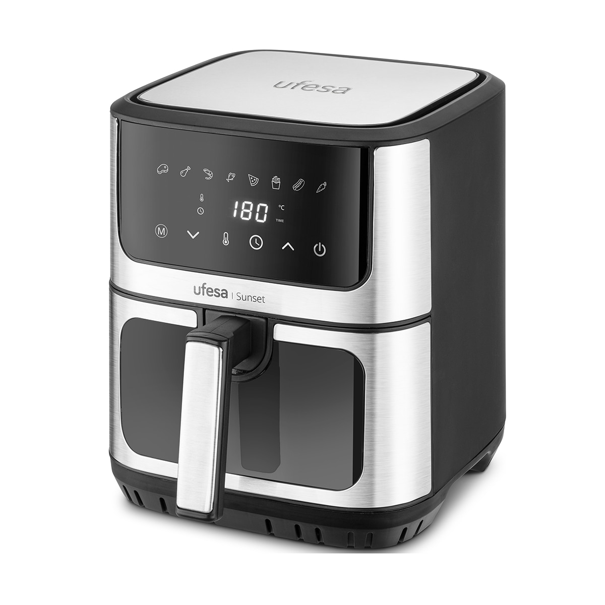 Freidora sin aceite Ufesa Sunset Edition con Tecnología Air Pulse Negro-6