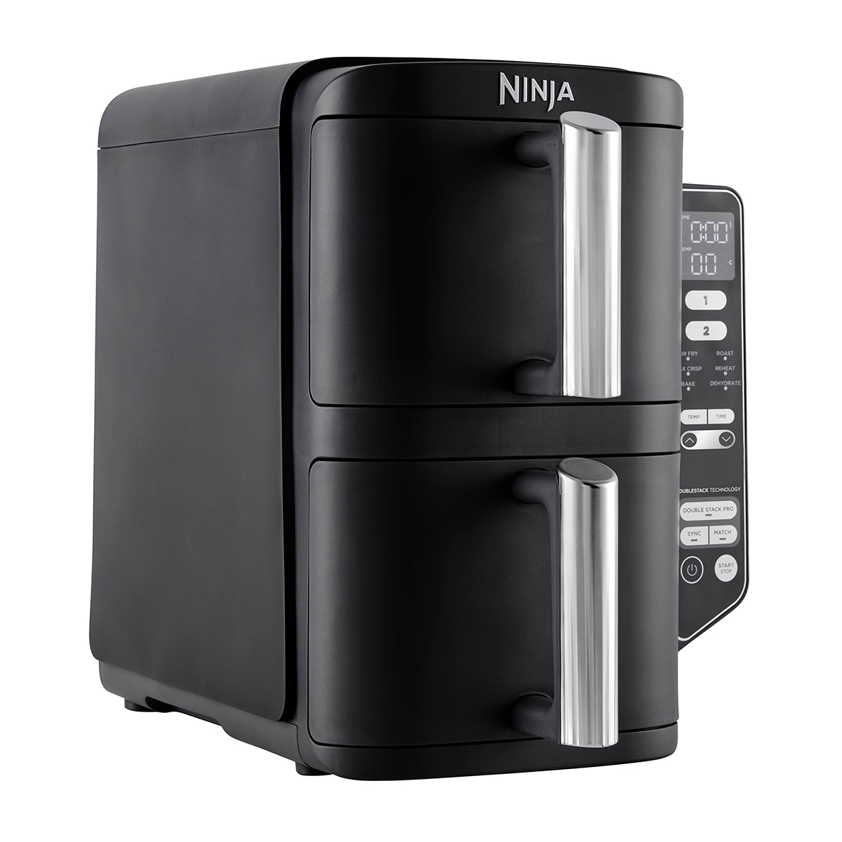 Imagem 0 de Fritadeira Air Fryer Ninja SL300EU sem Óleo, 6 em 1, Vertical, Capacidade Máxima de 7,6 Litros - Preto