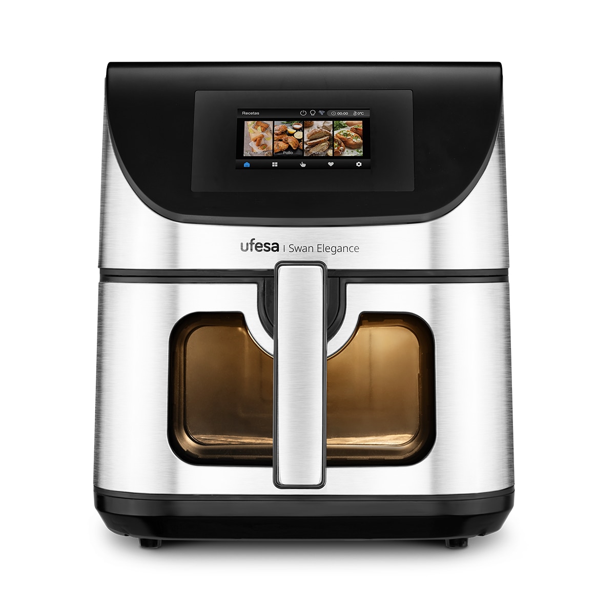 Freidora de aire Ufesa Swan Elegance con capacidad de 7,5 litros - Negro Negro-3