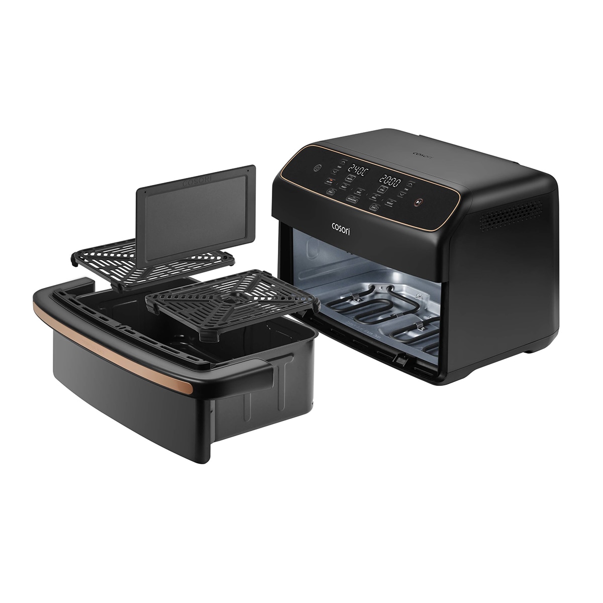 Freidora de Aire COSORI Twinfry™ Dual Blaze Compact de 8,6 litros Metal-6