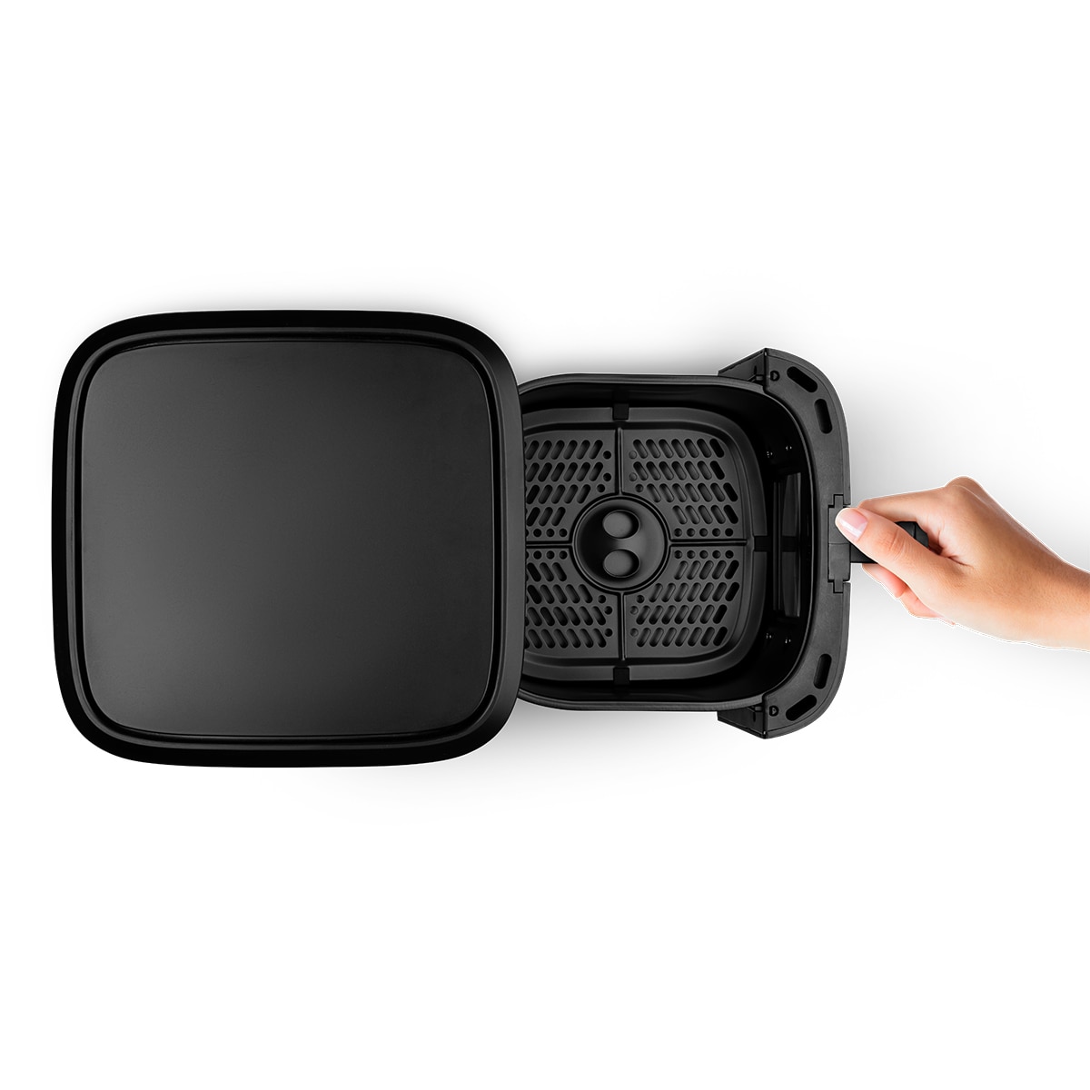 Freidora de aire Ufesa Stork Neo con 8 programas preestablecidos Negro-6