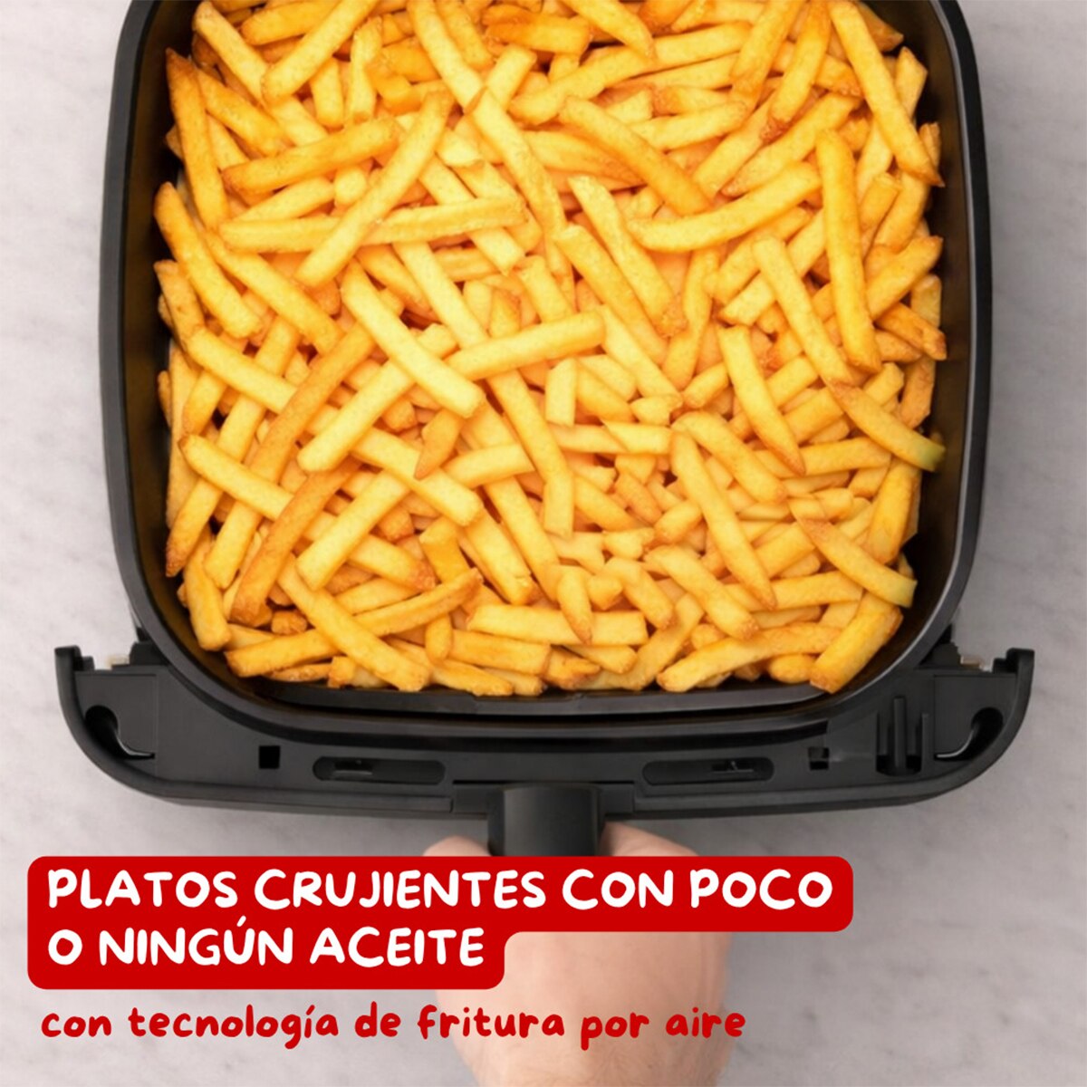 Freidora sin aceite Moulinex EZ866 Easy Fry Mega Compact 7,5 litros hasta 8 personas Gris-8