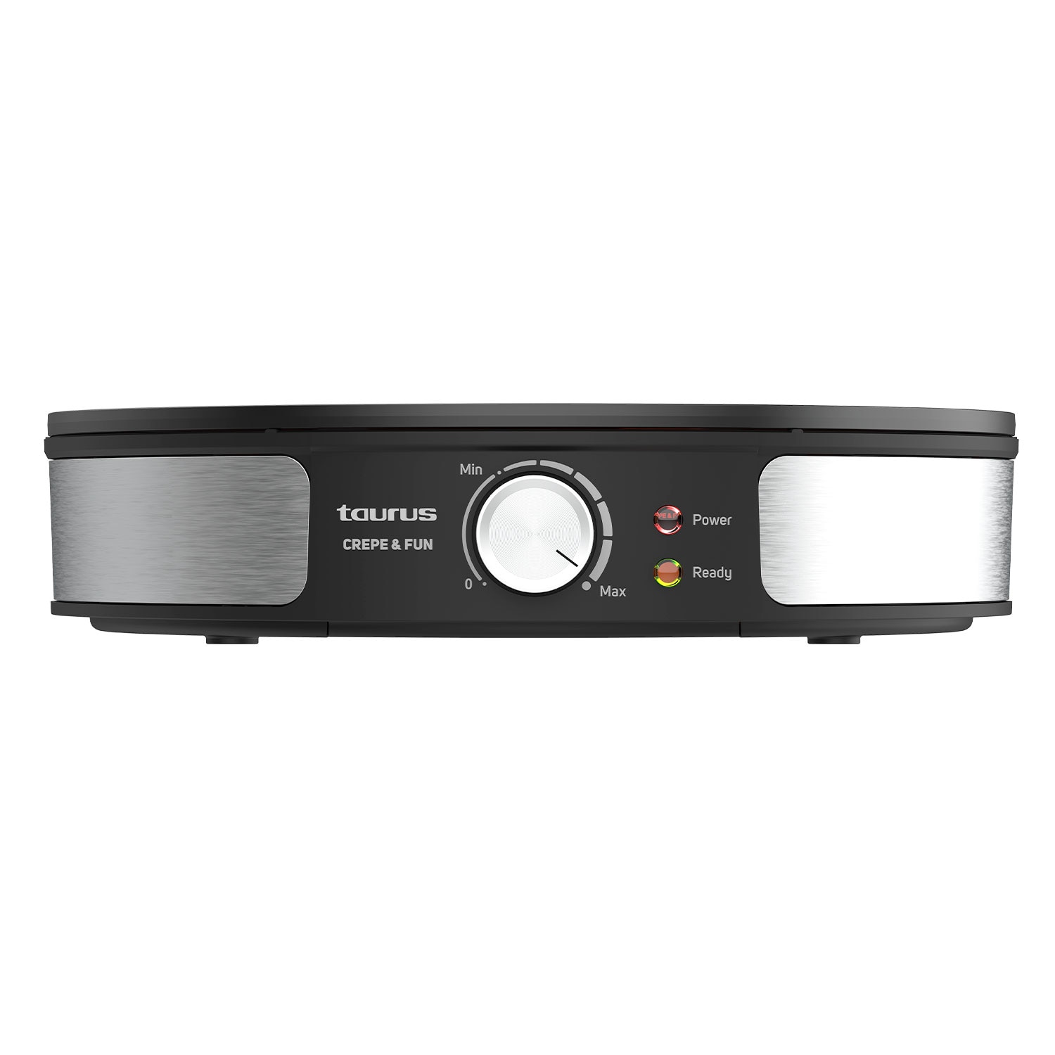 Crepera Taurus Crêpe & Fun de 30 cm de diámetro Negro / Inox-3