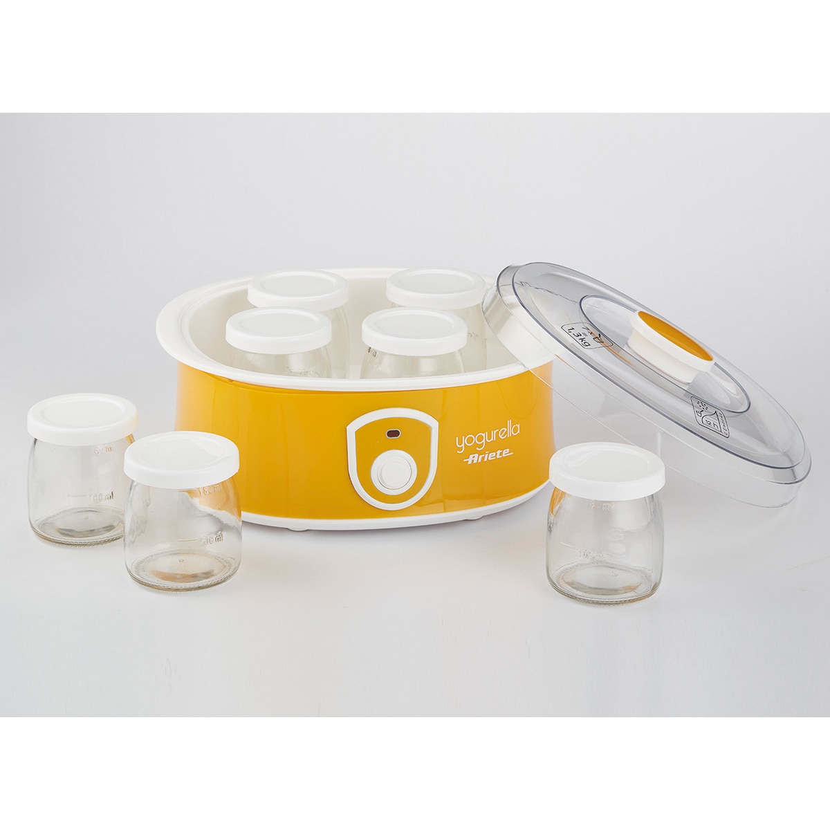 Yogurtera Airete 617 con 7 tarros Amarillo-3