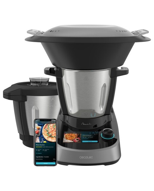 Robot de cocina Cecotec Mambo Touch 4346 con jarra Habana y accesorios OneClick - Negro Negro-4