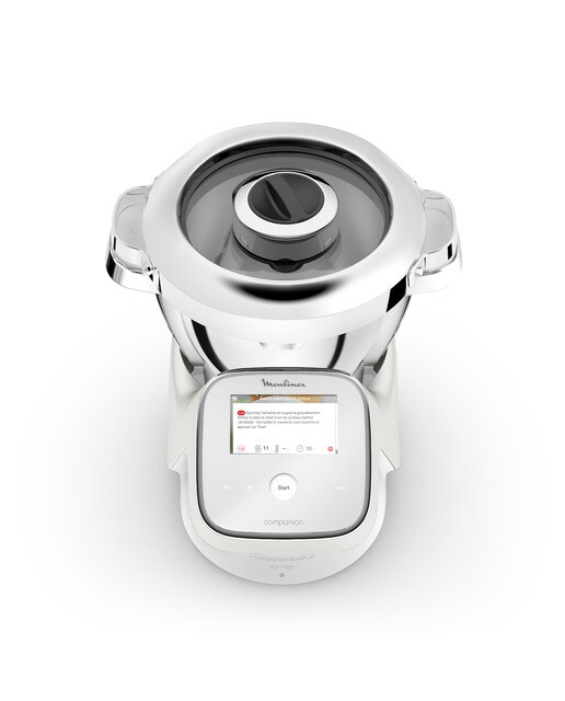 Robot de Cocina Moulinex I Companion Touch XL HF935, Conectividad WiFi Blanco-4