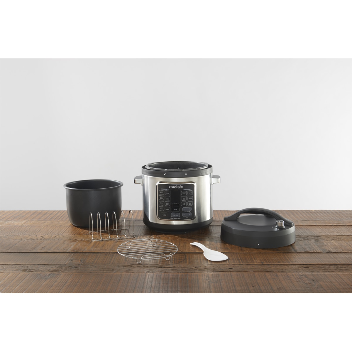 Olla de presión eléctrica CrockPot Multicooker Turbo Express CSC062X con capacidad para 5,6 litros Negro-4