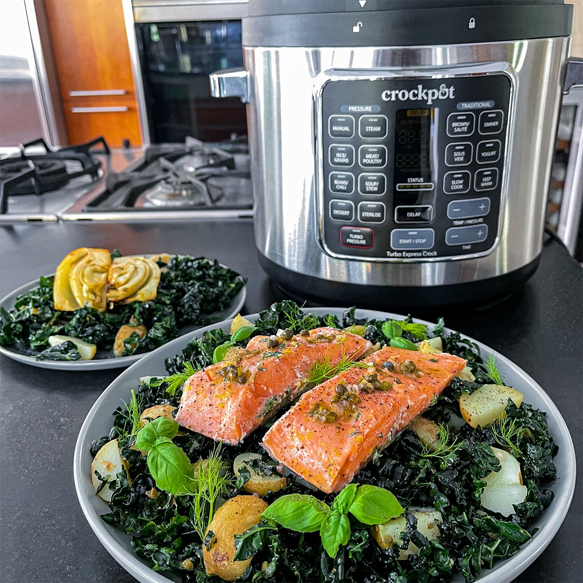 Olla de presión eléctrica CrockPot Multicooker Turbo Express CSC062X con capacidad para 5,6 litros Negro-10