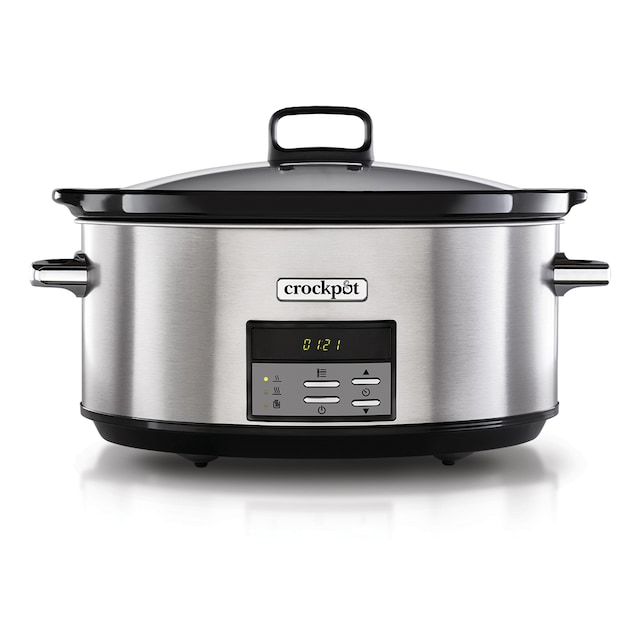 Imagen 0 de Olla eléctrica Digital de coccion lenta CrockPot CSC063X Oval con capacidad para  7,5 litros