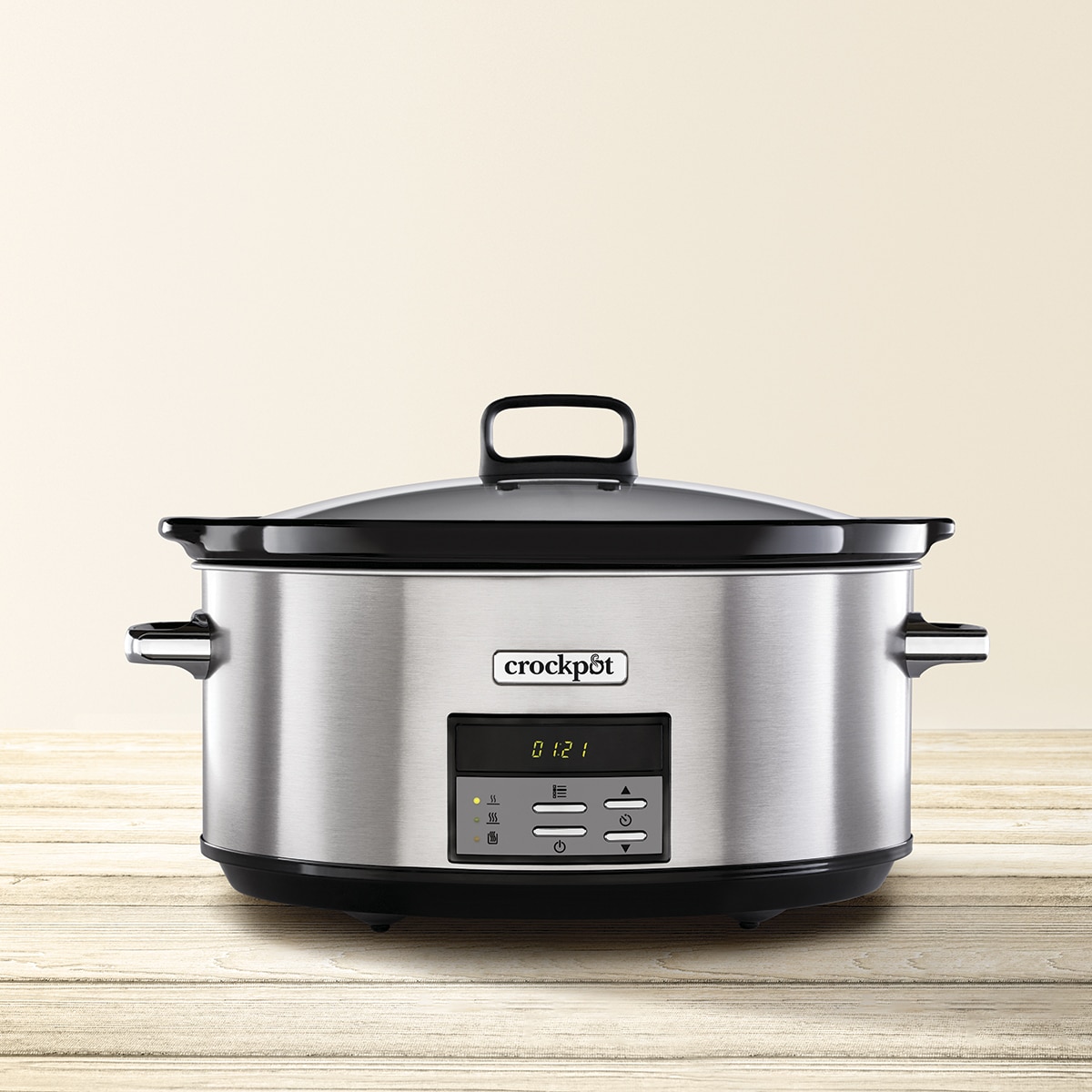 Olla eléctrica Digital de coccion lenta CrockPot CSC063X Oval con capacidad para 7,5 litros - Negro Negro-2