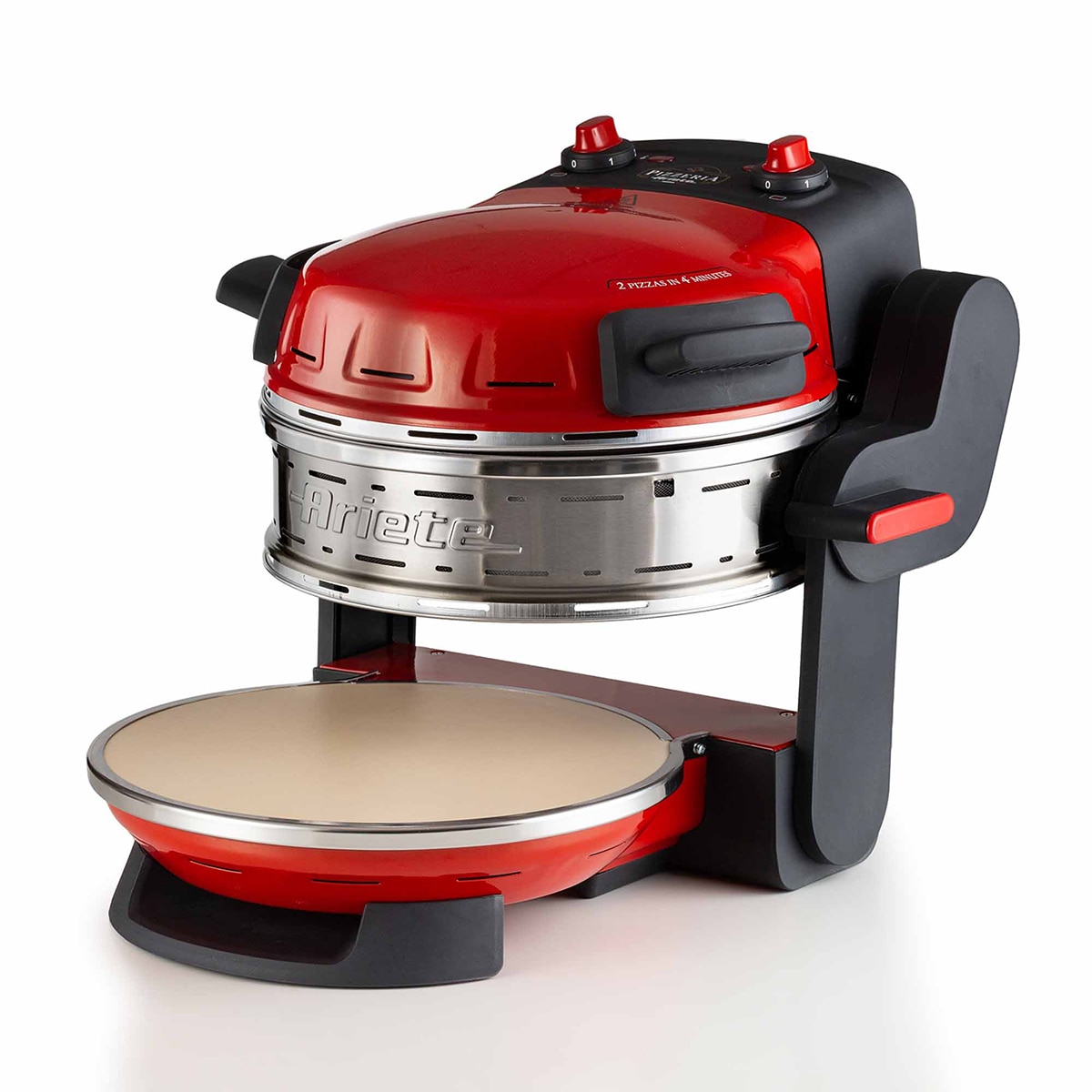 Horno doble para pizza ARIETE 927/00 Rojo-3