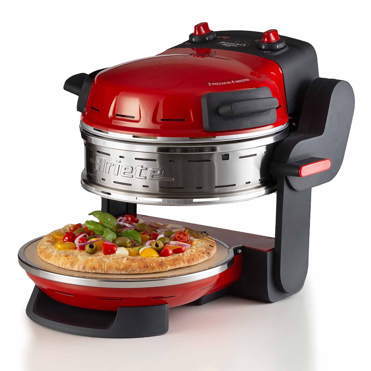 Horno doble para pizza ARIETE 927/00 Rojo-9