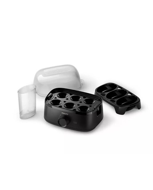 Cuecehuevos Philips Egg Cooker 3000 Series con capacidad para 6 huevos Negro-3