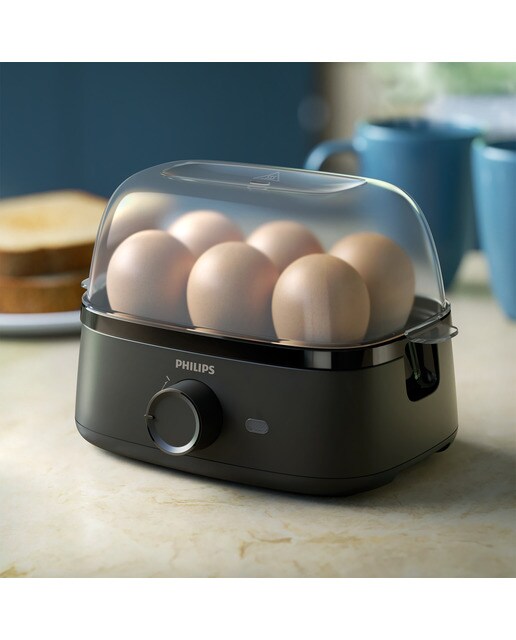 Cuecehuevos Philips Egg Cooker 3000 Series con capacidad para 6 huevos Negro-9