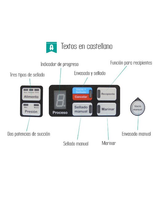 Máquina de Embalar a Vácuo Alfa Force com Função para Marinados - Prateado Prateado-8
