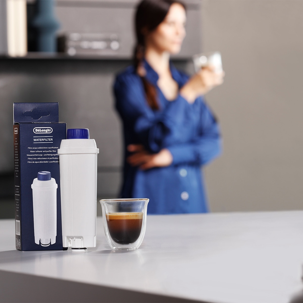 Filtro de agua para cafeteras superautomáticas De'Longhi 3