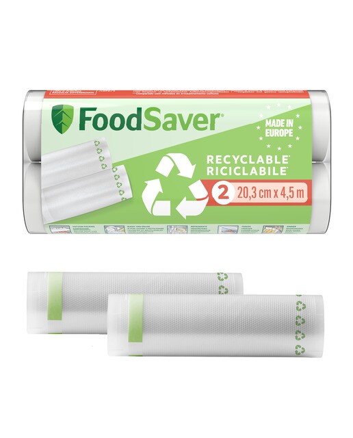 Imagem 0 de Acessório Rolos de Vácuo FoodSaver® FSRE2002X-01 - 2 Rolos de 20 cm X 4,5 m