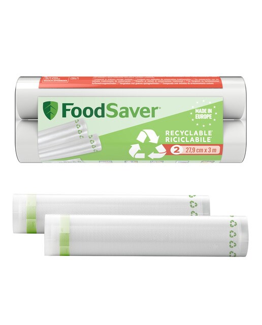 Imagen 0 de Pack 2 rollos par envasar al vacío FoodSaver FSRE2802X-01