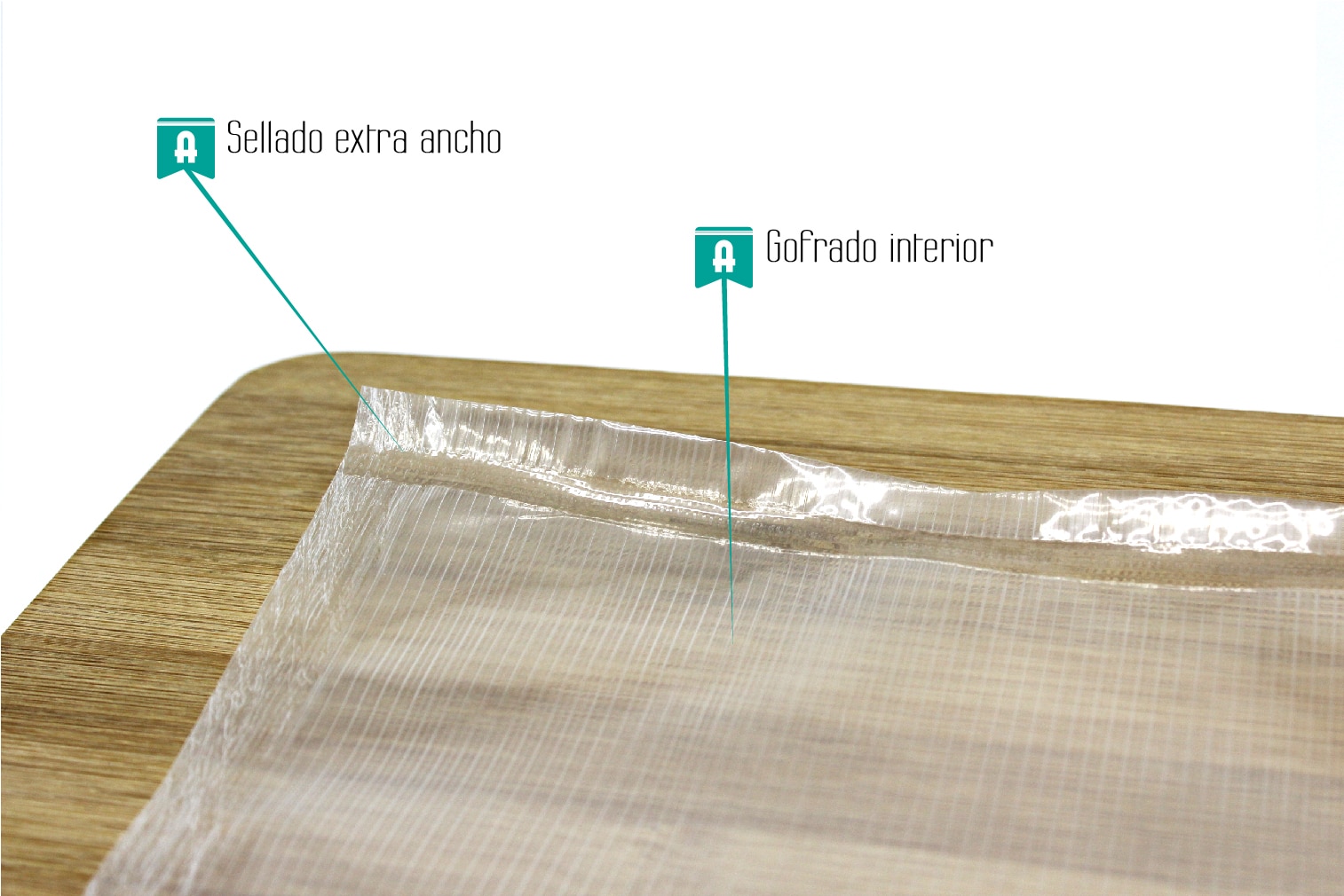 Pack 50 bolsas para envasar al vacío Alfa OMP25144 2