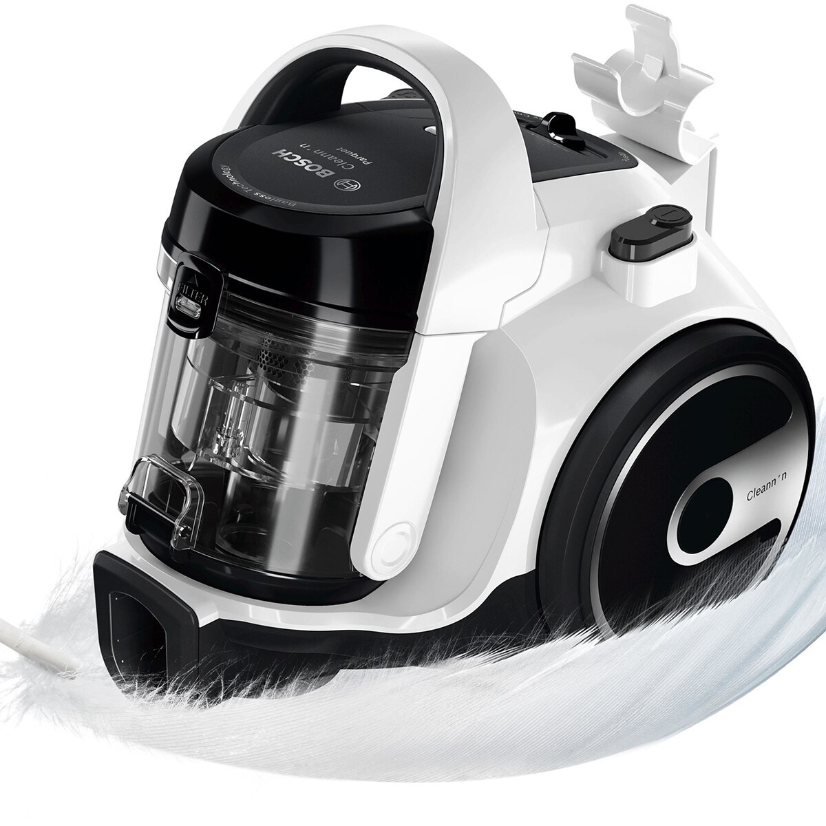 Aspirador sin bolsa, Bosch, Serie 2, BGS05A222 Blanco-6