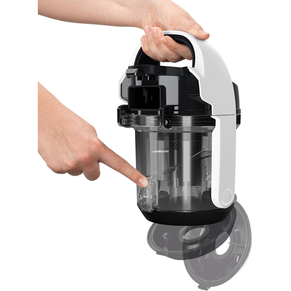 Aspirador sin bolsa, Bosch, Serie 2, BGS05A222 Blanco-7