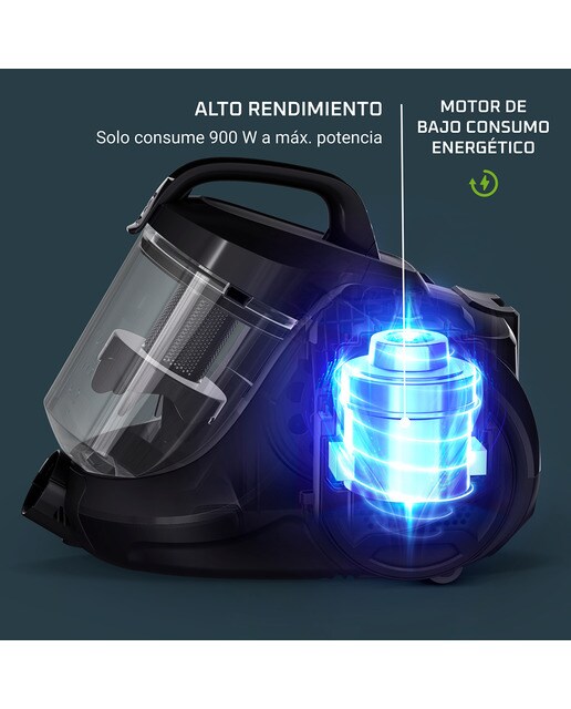 Aspirador Rowenta Swift Power Cyclonic Animal kit R02957EA con 3 niveles de filtración 7