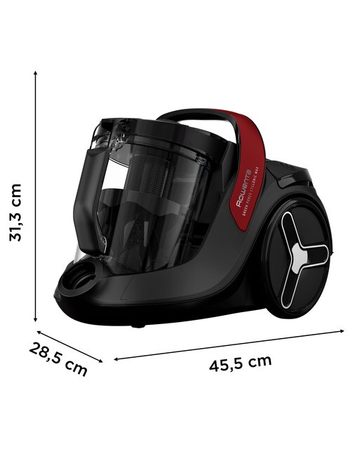 Aspirador Rowenta Green Force Cyclonic Max RO7B13 con motor de bajo consumo Negro-4