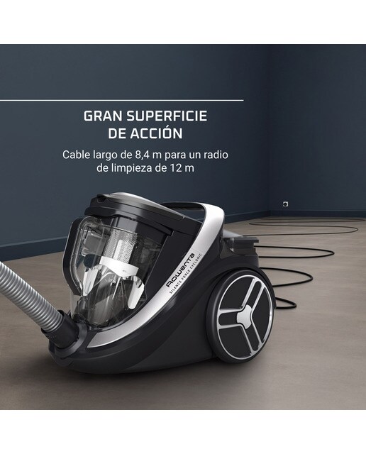 Aspirador Rowenta Silence Force Cyclonic Effitech RO7936 silenciosa Negro-5