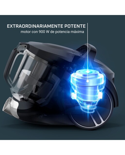Aspirador Rowenta Compact Power XXL con Tecnología ciclónica Negro-5