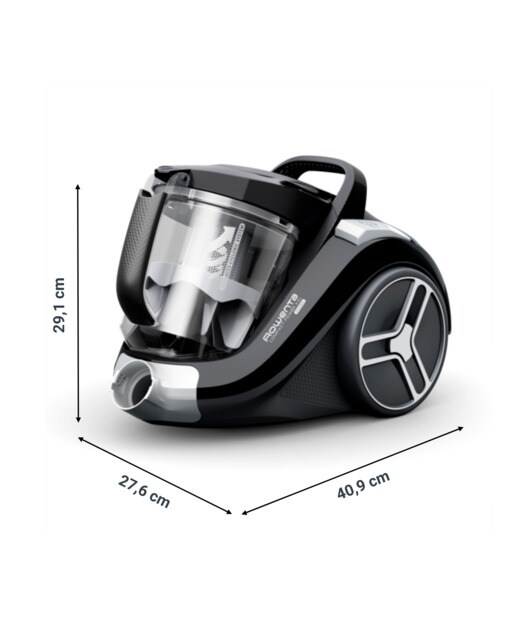 Aspirador Rowenta Compact Power XXL con Tecnología ciclónica Negro-7