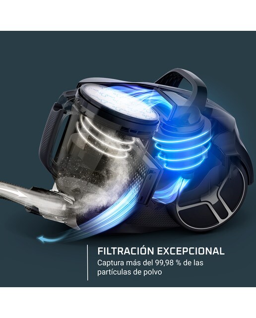 Aspirador Rowenta Compact Power XXL RO4B31 con tecnología ciclónica Azul corso / Gris pluma-3